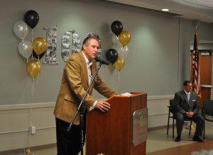 President/CEO Michael E. McRae greets our Centenarians and their families